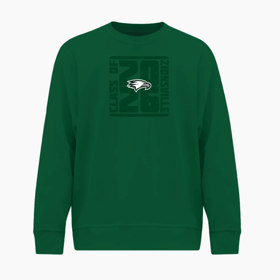 Zionsville Eagles <span class="pdp-name-mascot">Zionsville Eagles</span> BSN SPORTS Men's Cotton Rich Fleece Crew Neck