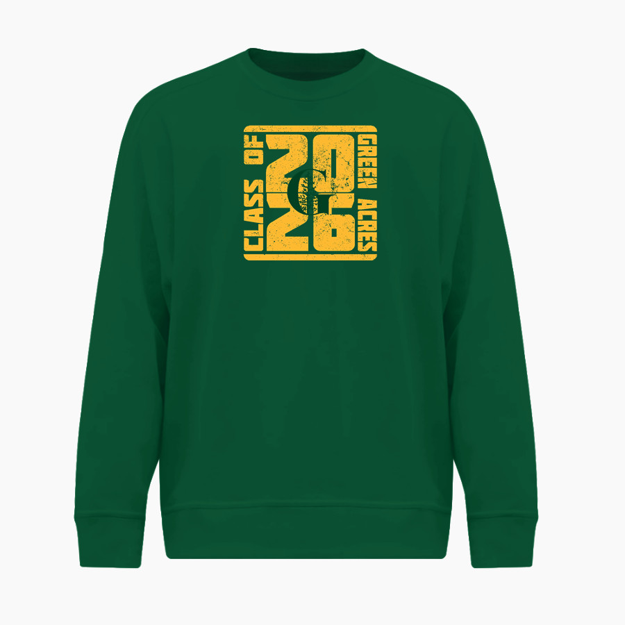 Green Acres Grizzlies <span class="pdp-name-mascot">Green Acres School Grizzlies</span> BSN SPORTS Men's Cotton Rich Fleece Crew Neck