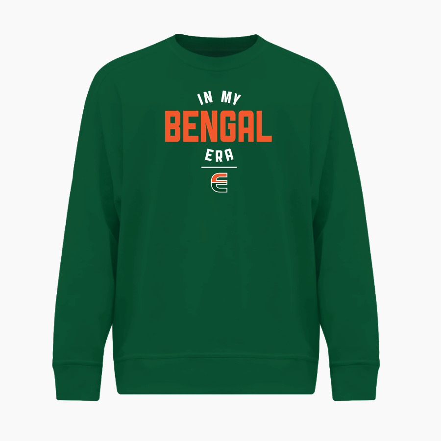 Plainfield East Bengals BSN SPORTS Men's Cotton Rich Fleece Crew Neck
