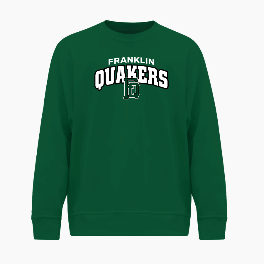 Franklin Quakers <span class="pdp-name-mascot">Franklin Quakers</span> BSN SPORTS Men's Cotton Rich Fleece Crew Neck