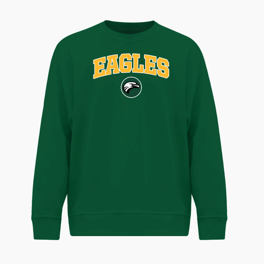 Fuentes Eagles BSN SPORTS Men's Cotton Rich Fleece Crew Neck