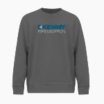 KENNY PIPE & SUPPLY BSN SPORTS Men's Cotton Rich Fleece Crew Neck Front Thumbnail