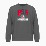 PSA Mustangs official sideline store <span class="pdp-name-mascot">PUTNAM SCIENCE ACADEMY Mustangs</span> BSN SPORTS Men's Cotton Rich Fleece Crew Neck Front Thumbnail