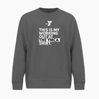 BSN SPORTS Men's Cotton Rich Fleece Crew Neck