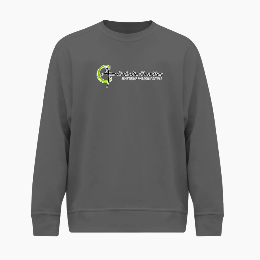 Catholic Charities of Eastern WA Catholic Charities BSN SPORTS Men's Cotton Rich Fleece Crew Neck