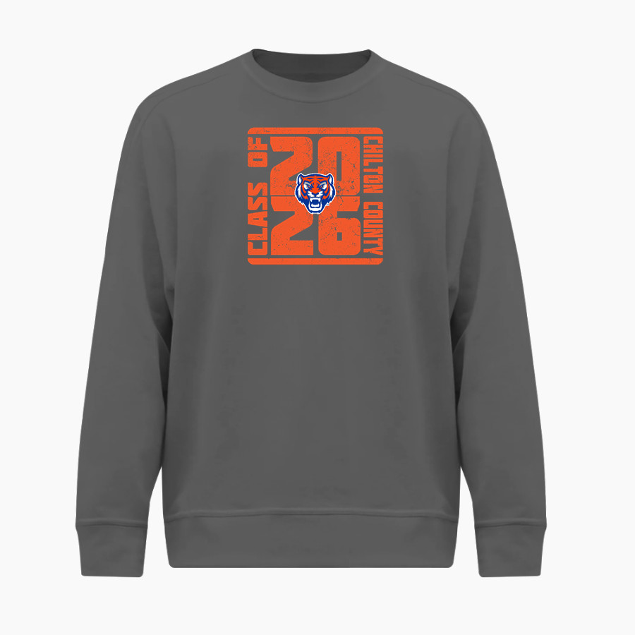 Chilton County Tigers <span class="pdp-name-mascot">Chilton County Tigers</span> BSN SPORTS Men's Cotton Rich Fleece Crew Neck