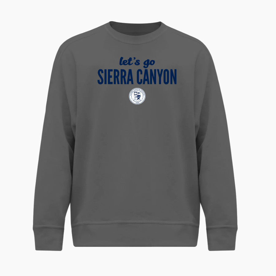 Sierra Canyon School Trailblazers Online Store <span class="pdp-name-mascot">Sierra Trailblazers</span> BSN SPORTS Men's Cotton Rich Fleece Crew Neck