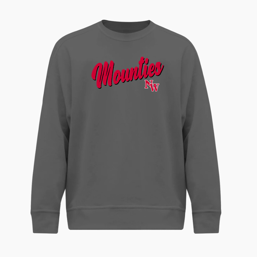 Northwest Mounties <span class="pdp-name-mascot">Northwest Mounties</span> BSN SPORTS Men's Cotton Rich Fleece Crew Neck