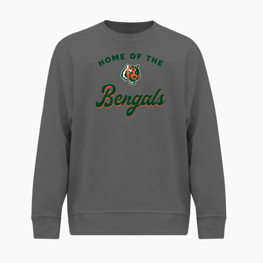 Plainfield East Bengals BSN SPORTS Men's Cotton Rich Fleece Crew Neck
