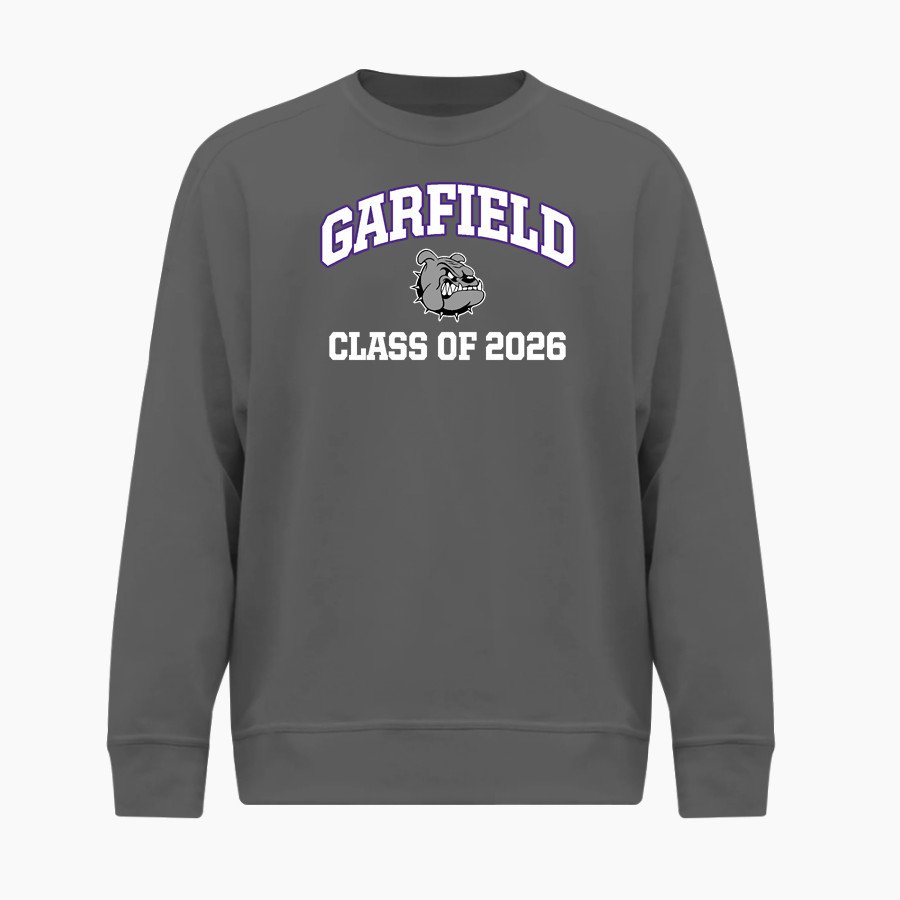 Garfield Bulldogs BSN SPORTS Men's Cotton Rich Fleece Crew Neck