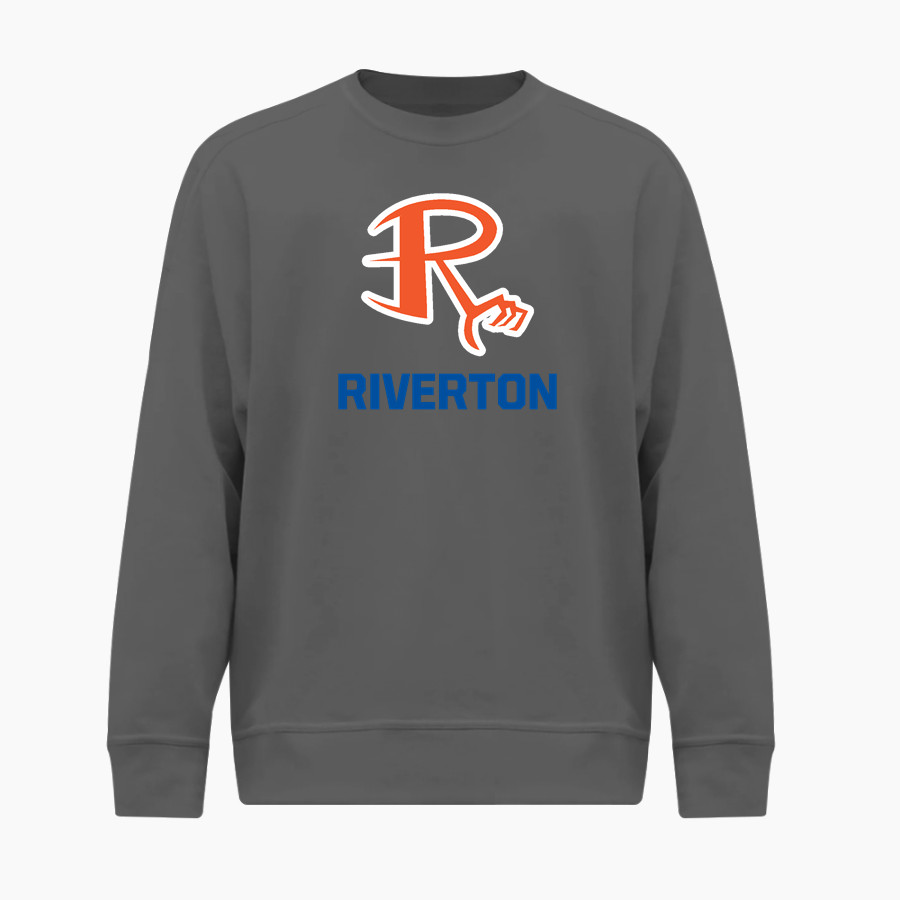 Riverton Hawks <span class="pdp-name-mascot">Riverton</span> BSN SPORTS Men's Cotton Rich Fleece Crew Neck