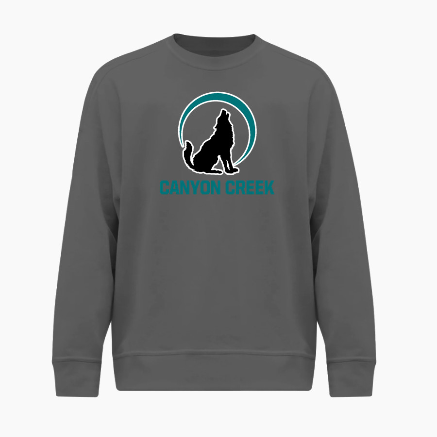 Canyon Creek Coyotes <span class="pdp-name-mascot">Canyon Creek Elementary</span> BSN SPORTS Men's Cotton Rich Fleece Crew Neck