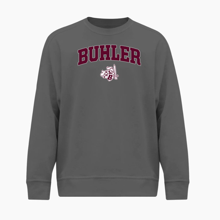 Buhler High School Crusaders Online Store BSN SPORTS Men's Cotton Rich Fleece Crew Neck