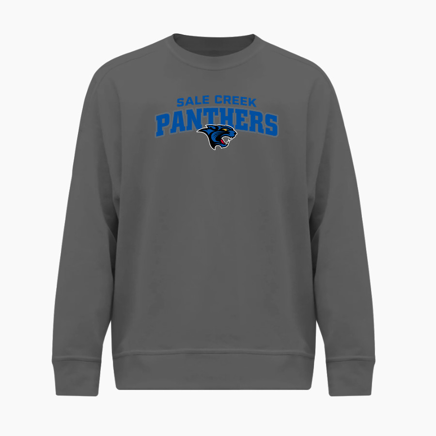 SALE CREEK Panthers Online Store <span class="pdp-name-mascot">SALE CREEK PANTHERS /LADY</span> BSN SPORTS Men's Cotton Rich Fleece Crew Neck