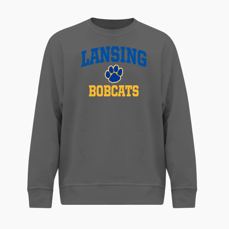 Lansing Bobcats Bobcats BSN SPORTS Men's Cotton Rich Fleece Crew Neck
