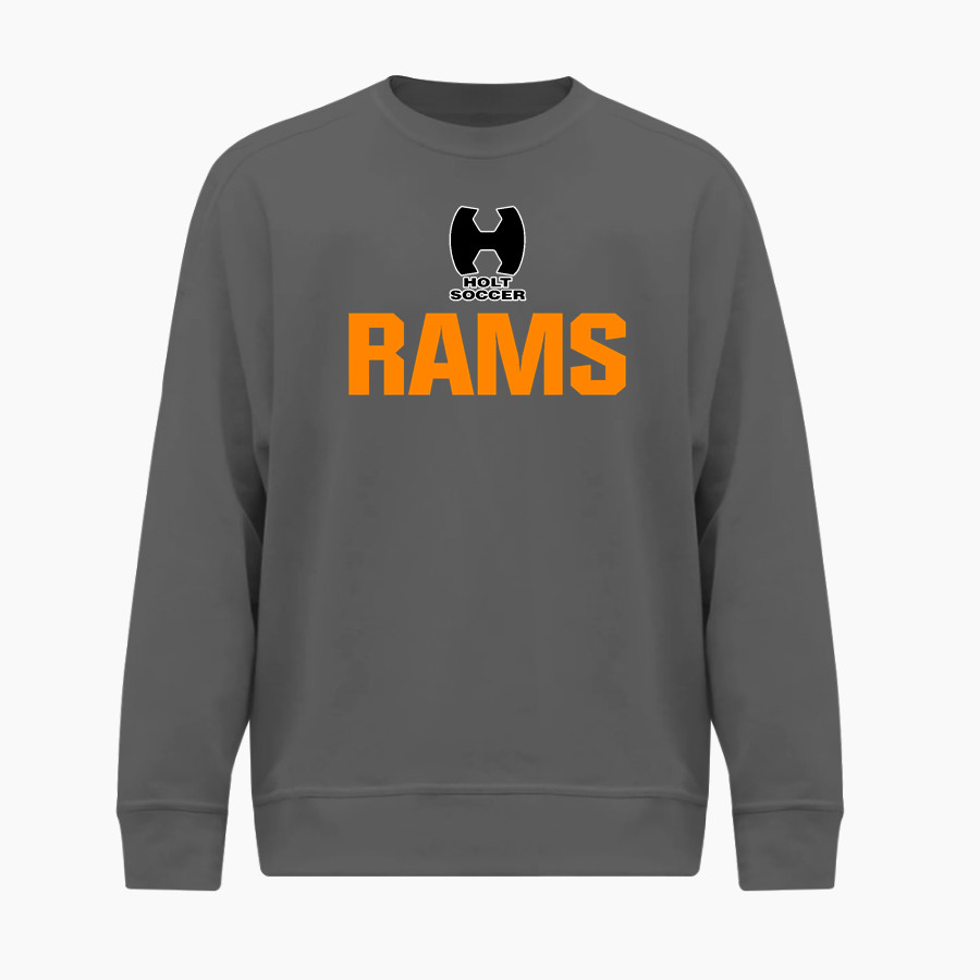 Holt Junior Rams Soccer Club <span class="pdp-name-mascot">Holt Junior Rams Soccer Club</span> BSN SPORTS Men's Cotton Rich Fleece Crew Neck
