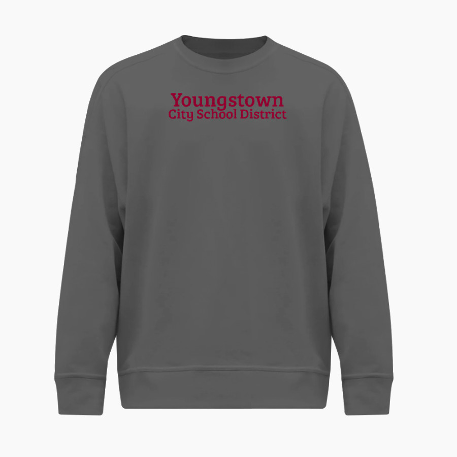Youngstown City School District Online Store <span class="pdp-name-mascot">Youngstown City School District</span> BSN SPORTS Men's Cotton Rich Fleece Crew Neck