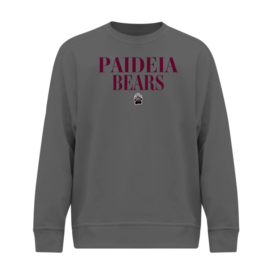 Paideia High Bears <span class="pdp-name-mascot">Paideia High School Bears</span> BSN SPORTS Men's Cotton Rich Fleece Crew Neck