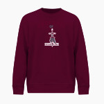 WEST SIDE CHRISTIAN SCHOOL WARRIORS <span class="pdp-name-mascot">WEST SIDE CHRISTIAN WARRIORS</span> BSN SPORTS Men's Cotton Rich Fleece Crew Neck Front Thumbnail