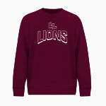 LOCKHART HIGH SCHOOL LIONS <span class="pdp-name-mascot">LOCKHART LIONS</span> BSN SPORTS Men's Cotton Rich Fleece Crew Neck Front Thumbnail