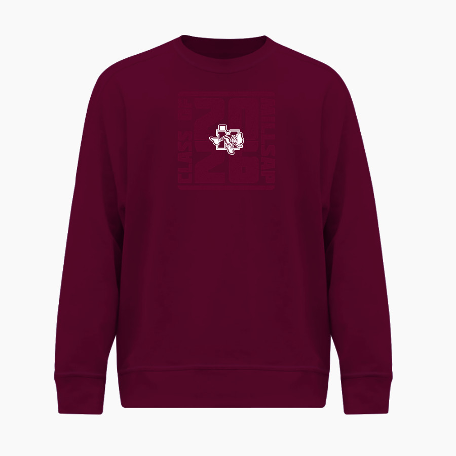 MILLSAP HIGH SCHOOL BULLDOGS <span class="pdp-name-mascot">MILLSAP BULLDOGS</span> BSN SPORTS Men's Cotton Rich Fleece Crew Neck