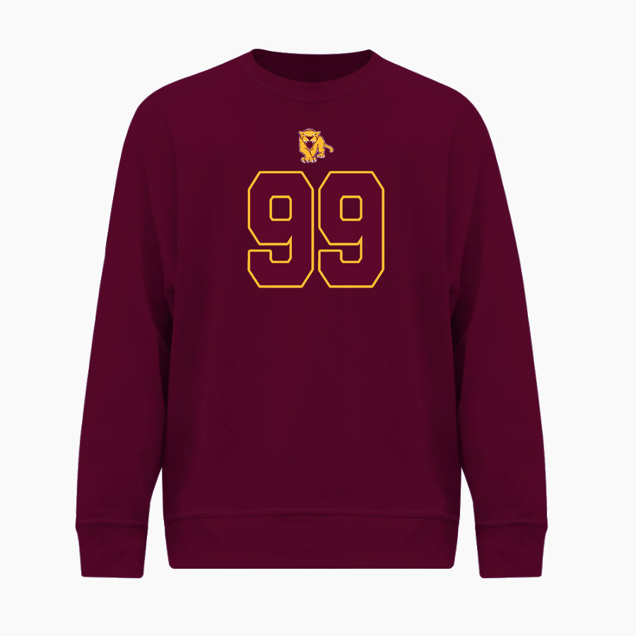 University of Minnesota Morris Cougars <span class="pdp-name-mascot">University of Minnesota Morris Cougars</span> BSN SPORTS Men's Cotton Rich Fleece Crew Neck