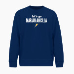 Marian Ancilla Chargers BSN SPORTS Men's Cotton Rich Fleece Crew Neck Front Thumbnail