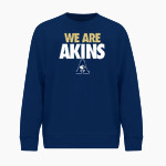 Akins Eagles <span class="pdp-name-mascot">Akins Eagles</span> BSN SPORTS Men's Cotton Rich Fleece Crew Neck Front Thumbnail