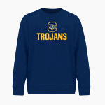 CLAWSON HIGH SCHOOL TROJANS BSN SPORTS Men's Cotton Rich Fleece Crew Neck Front Thumbnail