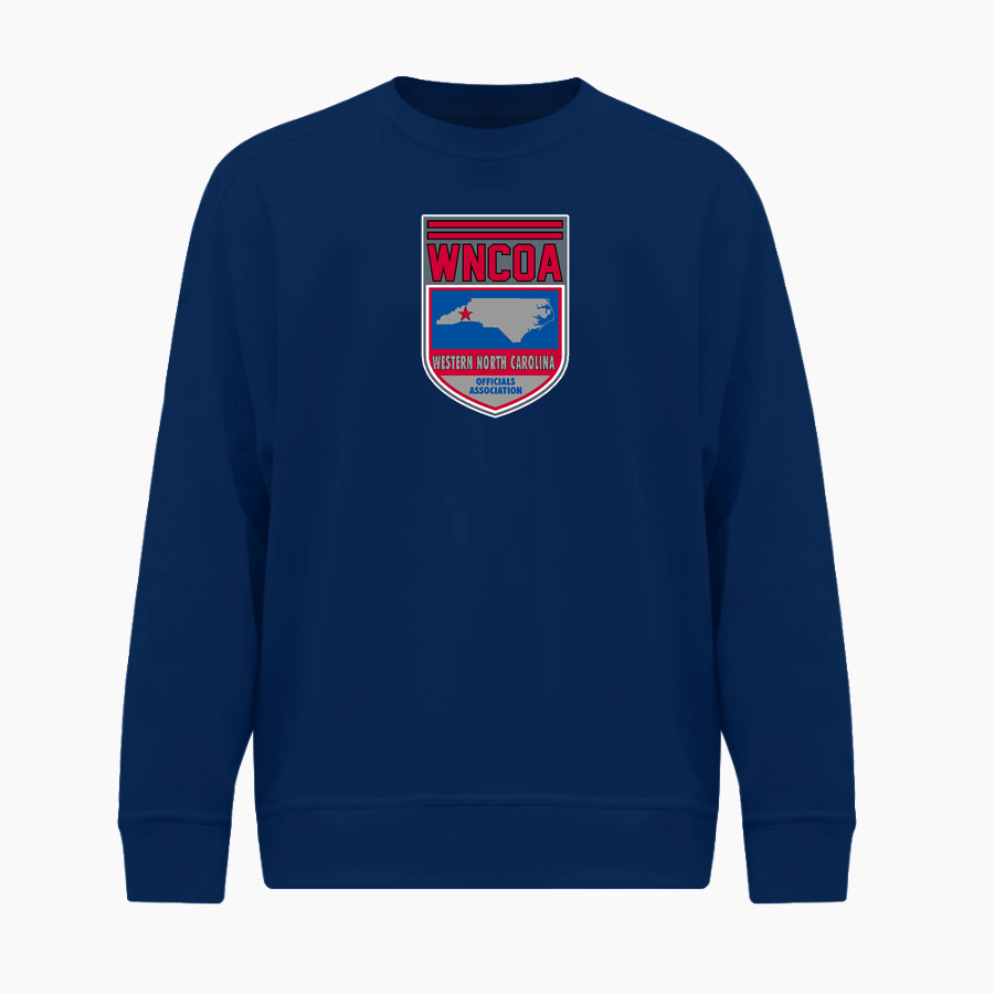 Western North Carolina Officials Association <span class="pdp-name-mascot">Western North Carolina Officials Accociation</span> BSN SPORTS Men's Cotton Rich Fleece Crew Neck