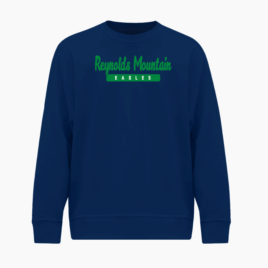 Reynolds Mountain Eagles BSN SPORTS Men's Cotton Rich Fleece Crew Neck