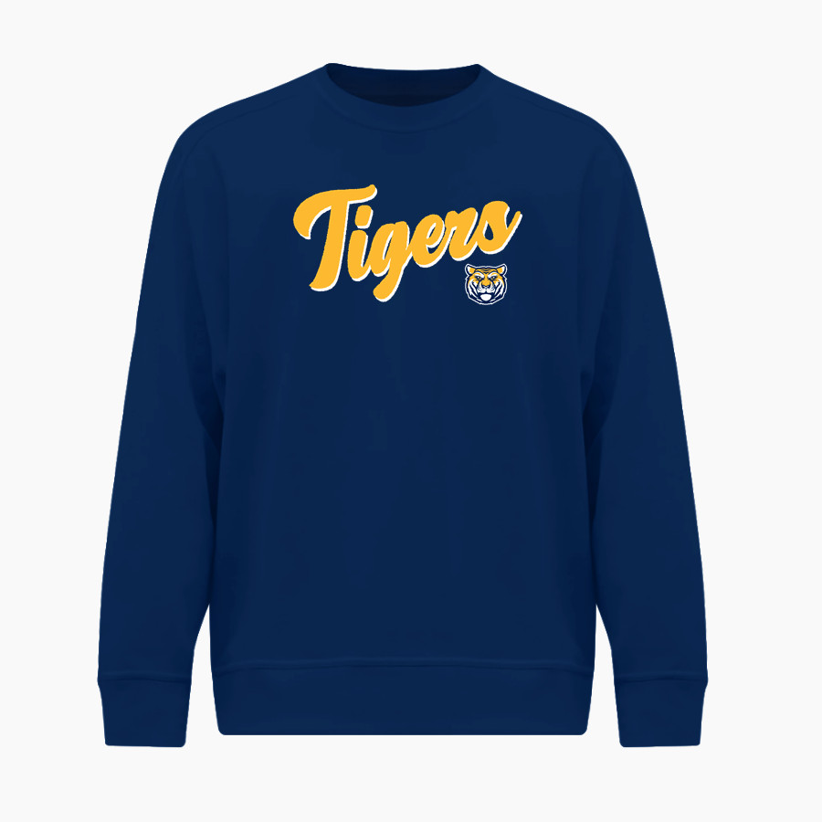 Notre Dame Belmont Tigers BSN SPORTS Men's Cotton Rich Fleece Crew Neck