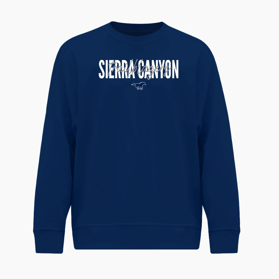 Sierra Canyon School Trailblazers Online Store BSN SPORTS Men's Cotton Rich Fleece Crew Neck