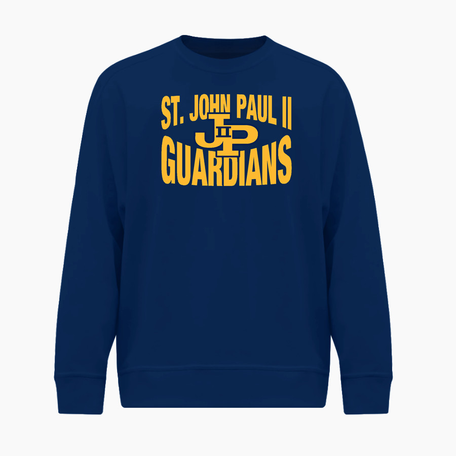 St. JOHN PAUL II CATHOLIC GUARDIANS ONLINE STORE <span class="pdp-name-mascot">JOHN PAUL II GUARDIANS</span> BSN SPORTS Men's Cotton Rich Fleece Crew Neck