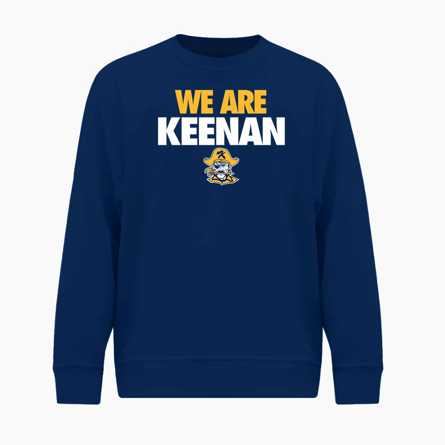 Keenan Raiders <span class="pdp-name-mascot">Keenan Raiders</span> BSN SPORTS Men's Cotton Rich Fleece Crew Neck