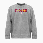 St. Charles Warriors <span class="pdp-name-mascot">St Charles Borromeo Warriors</span> BSN SPORTS Men's Cotton Rich Fleece Crew Neck Front Thumbnail