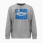 St. Mary Angels BSN SPORTS Men's Cotton Rich Fleece Crew Neck Front Thumbnail