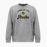 CRANDALL HIGH SCHOOL PIRATES BSN SPORTS Men's Cotton Rich Fleece Crew Neck Front Thumbnail