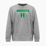 Hudson Hornets BSN SPORTS Men's Cotton Rich Fleece Crew Neck Front Thumbnail