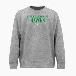 Mount Alvernia Academy Hawks BSN SPORTS Men's Cotton Rich Fleece Crew Neck Front Thumbnail