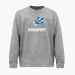 BROCKPORT BLUE DEVILS The Official Online Store <span class="pdp-name-mascot">BROCKPORT BLUE DEVILS</span> BSN SPORTS Men's Cotton Rich Fleece Crew Neck Front Thumbnail