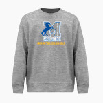 Washington Local Schools Online Store <span class="pdp-name-mascot">WHITMER PANTHERS</span> BSN SPORTS Men's Cotton Rich Fleece Crew Neck Front Thumbnail