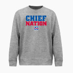 Nonnewaug Chiefs <span class="pdp-name-mascot">Nonnewaug Chiefs</span> BSN SPORTS Men's Cotton Rich Fleece Crew Neck Front Thumbnail