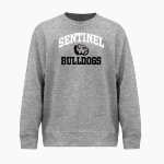 SENTINEL HIGH SCHOOL BULLDOGS <span class="pdp-name-mascot">SENTINEL BULLDOGS</span> BSN SPORTS Men's Cotton Rich Fleece Crew Neck Front Thumbnail