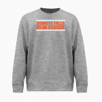 GRANITE FALLS HIGH SCHOOL TIGERS <span class="pdp-name-mascot">GRANITE FALLS TIGERS</span> BSN SPORTS Men's Cotton Rich Fleece Crew Neck Front Thumbnail
