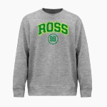 Ross Rebels <span class="pdp-name-mascot">Ross Rebels</span> BSN SPORTS Men's Cotton Rich Fleece Crew Neck Front Thumbnail