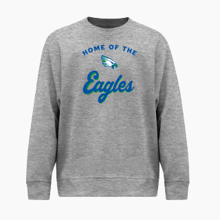 BSN SPORTS Men's Cotton Rich Fleece Crew Neck