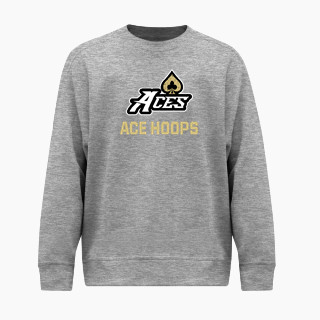 BSN SPORTS Men's Cotton Rich Fleece Crew Neck