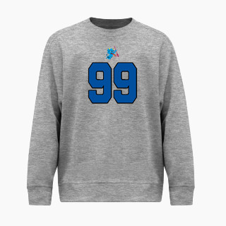 BSN SPORTS Men's Cotton Rich Fleece Crew Neck