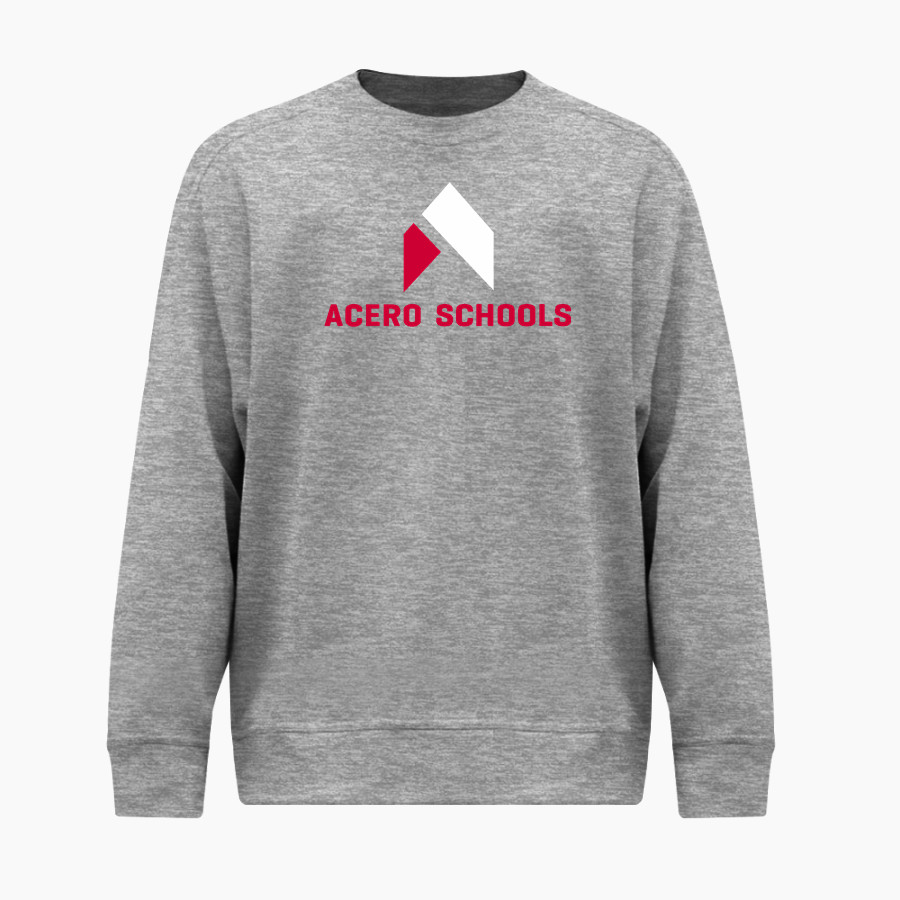 Acero Schools Chicago BSN SPORTS Men's Cotton Rich Fleece Crew Neck